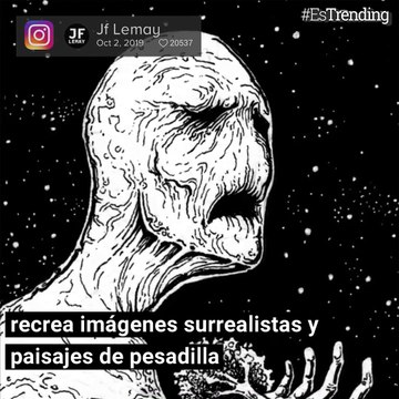 Jf Lemay se inspira en personajes de la cultura pop, a quienes les imprime su particular estilo, para crear figuras surrealistas.