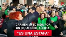 Declaraciones de Carmen tras la paralización de su desahucio