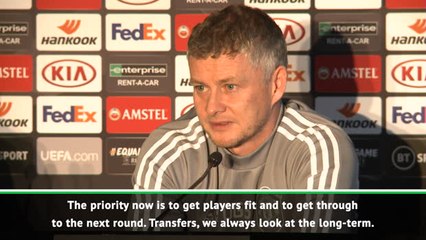 Not many good deals in January - Solskjaer
