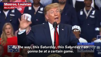 Trump Stirs Up 'LSU' Chant At Louisiana Tally, Gets Alabama 'Boos'