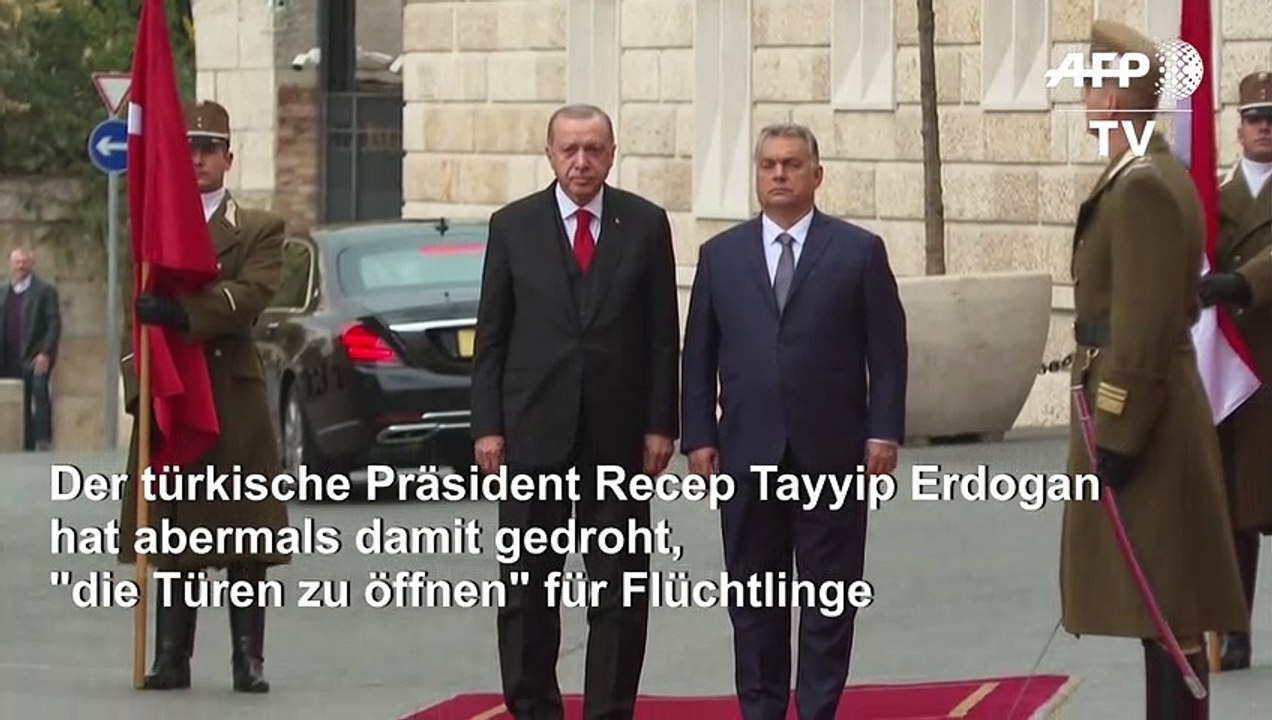 Erdogan droht abermals mit 'Öffnung der Türen' für Flüchtlinge