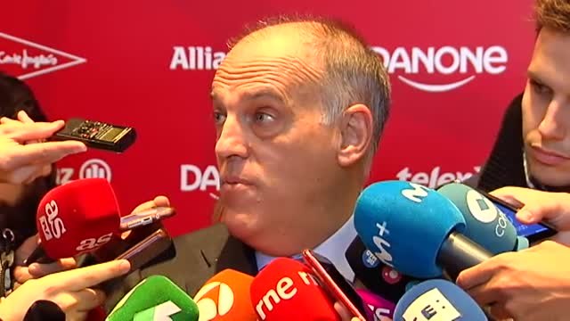 Tebas está convencido de que se jugará un partido de LaLiga en Estados Unidos