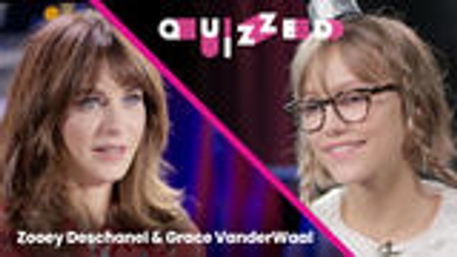 Zooey Deschanel Quizzes Grace VanderWaal on 'New Girl’ Trivia | Quizzed