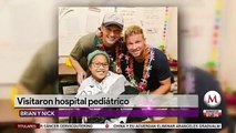 Brian y Nick de Backstreet Boys visitan hospital en Hawaii