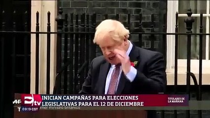 Boris Johnson inicia batalla electoral prometiendo el Brexit