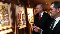 Cumhurbaşkanı Erdoğan, Gül Baba türbesini ve okçuluk sergisini ziyaret etti