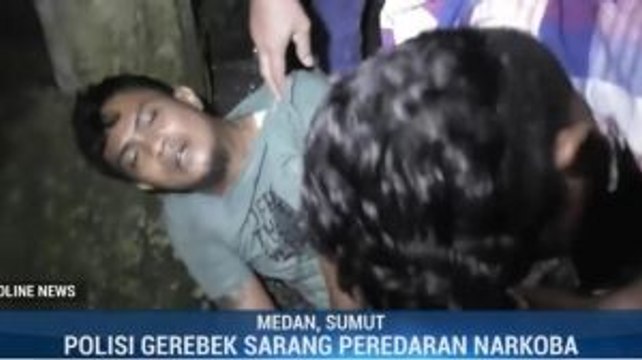 Polisi Gerebek Sarang Narkoba di Medan