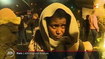 Paris : plus de 1 600 migrants évacués par les forces de l'ordre