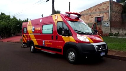 Homem de 38 anos sofre queda e fica ferido
