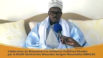 GAMOU 2019: Le Ndigueul du Khalife général des mourides