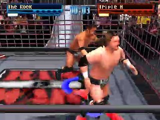 WWF Smackdown! The Rock vs Triple H #1