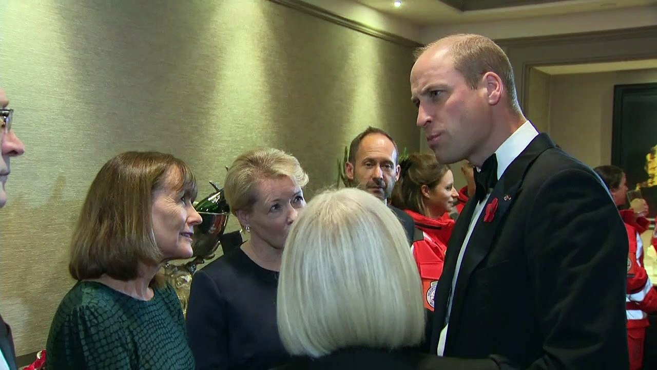 Duke of Cambridge attends London Air Ambulance charity gala
