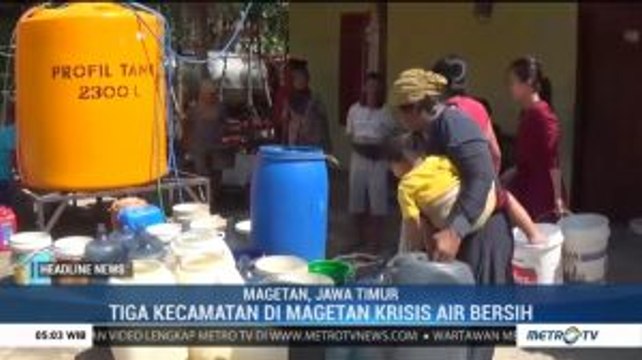 Tiga Kecamatan di Magetan Krisis Air Bersih