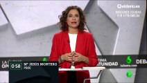 Minuto de oro de María Jesús Montero (PSOE): 