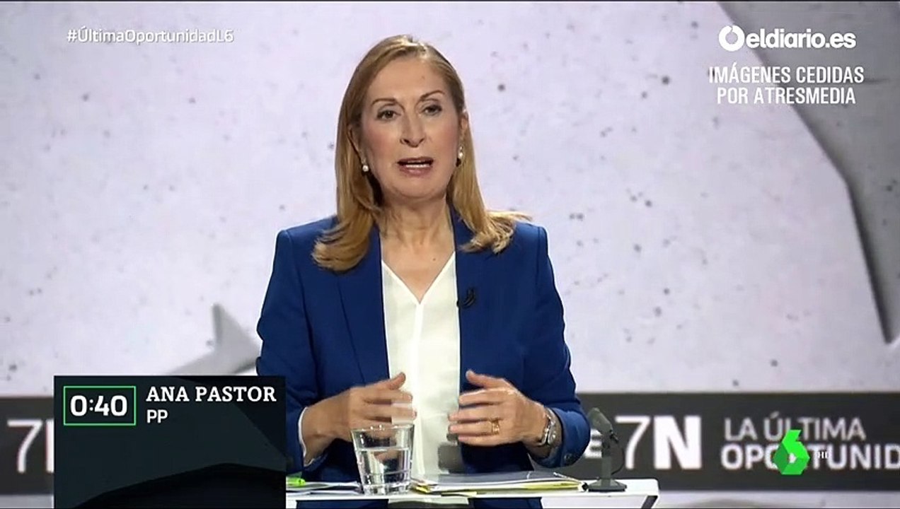 Minuto de oro de Ana Pastor (PP): "Necesitamos un Gobierno que sea capaz de decirle a los que se saltan la ley que no pueden estar dentro en la Constitución"