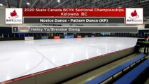 Novice Pattern Dance - 2020 belairdirect Skate Canada BC/YK Sectionals Super Series (4)