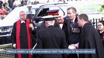 Meghan Markle Makes Her Debut Visit to the Field of Remembrance Alongside Prince Harry