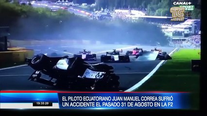 Juan Manuel Correa relata el impactante accidente que tuvo