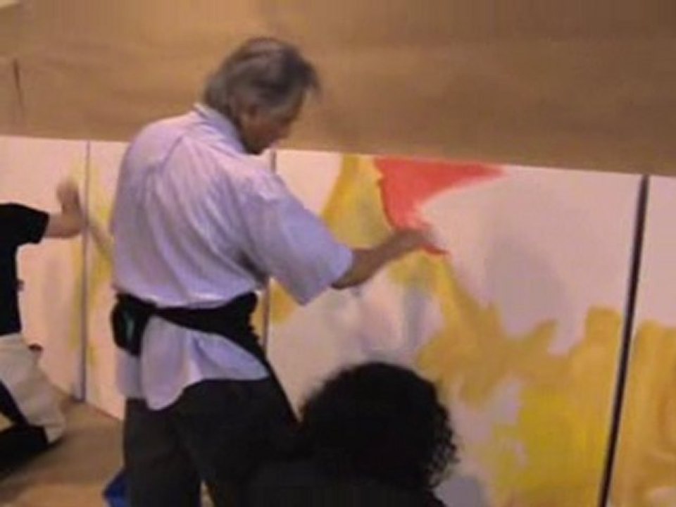 Pintura Colectiva "Abrazando Puentes", INTEGRA, 2007