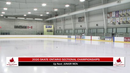 2020 Skate Ontario Sectionals - Junior  Men - Short Program