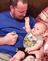 Baby and Daddy Funny Moments - Funniest Baby Video