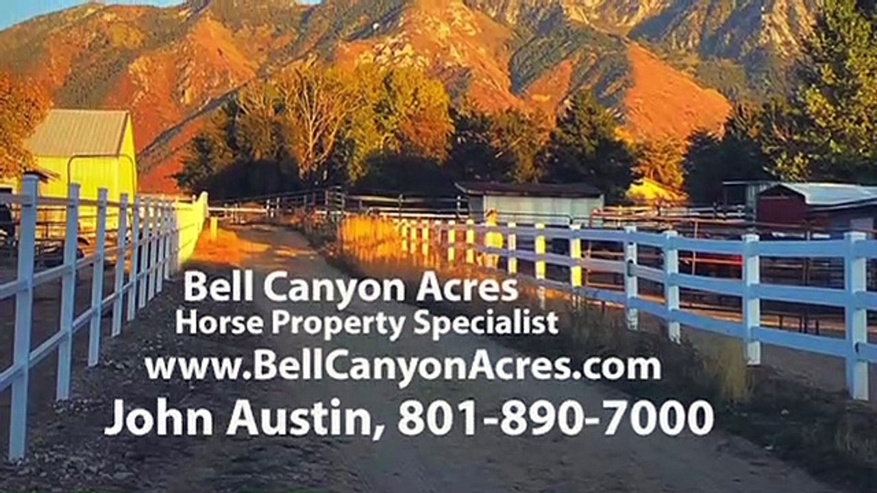 Bell Canyon Acres Equestrian Estates, Sandy Utah horse property for sale by John Austin at 801-890-7000