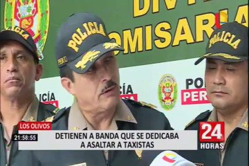 Los Olivos: cae banda que robaba y extorsionaba a dueños de vehículos