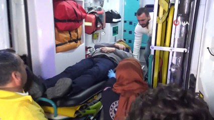 Önce polisten kaçtılar daha sonra ateş açarak 1 polisi yaraladılar