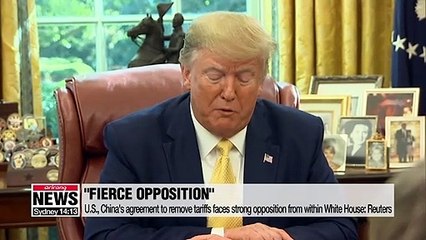 Video herunterladen: U.S., China's agreement to remove tariffs faces strong opposition in White House: Reuters