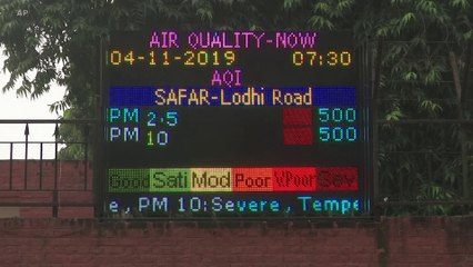 India's Capital Battles Record Pollution Levels