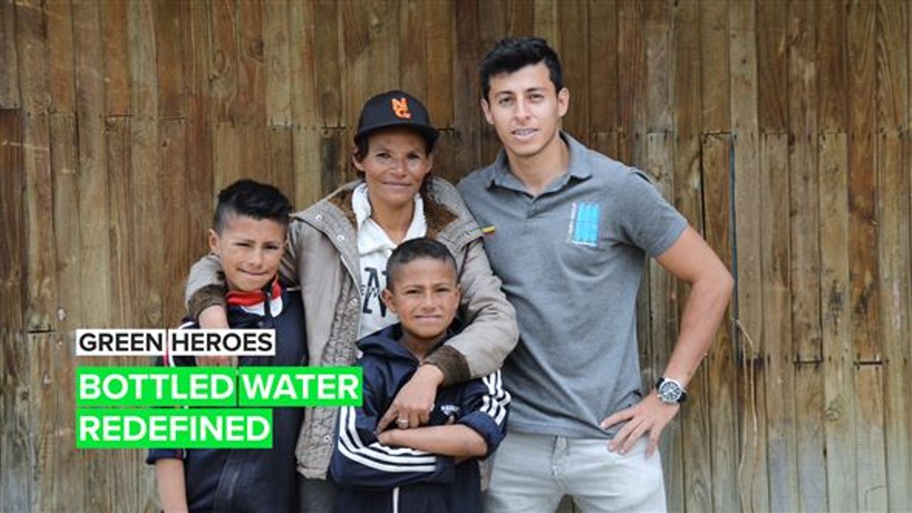 Green Heroes: The project that's turning PET bottles into walls of water