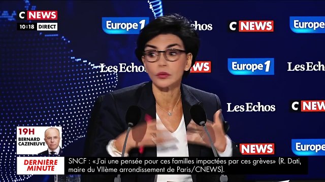 Rachida Dati en interview sur Cnews