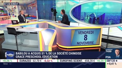 Babilou a signé un partenariat stratégique en Chine et fait l'acquisition d'un réseau de crèches chinois, Rodolphe Carle - 08/11