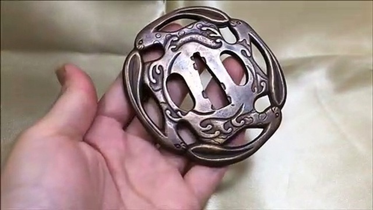 兎の鍔　刀装具     SAMURAI SWORD DECORATION