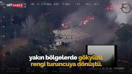 Avustralya'da orman yangınları gökyüzü rengini değiştirdi