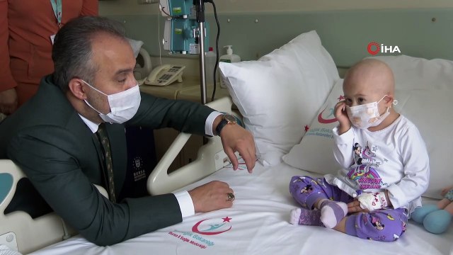 Büyükşehir Başkanı Aktaş'tan lösemili çocuklara moral