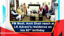 PM Modi, Amit Shah meet LK Advani on his 92nd birthday