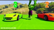 Learn Colors with Cars and Superheroes in Spiderman Cartoon for Kids Nursery Rhymesn