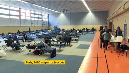 Paris : deux campements de 1 600 migrants évacués