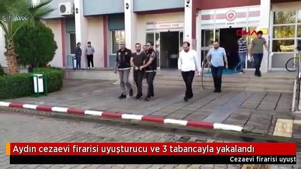 Aydın cezaevi firarisi uyuşturucu ve 3 tabancayla yakalandı