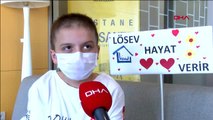 Okul arkadaşları lösemili murat'a destek için maske taktı