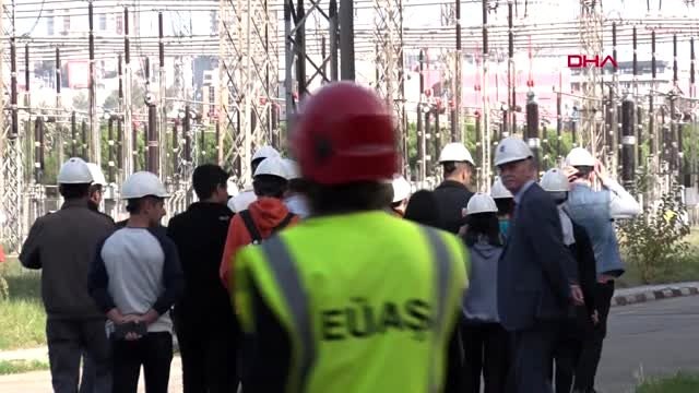 İstanbul meslek lisesi öğrencilerine ambarlı santrali'nde özel ders