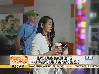 Tải video: Ilang kapamilya celebrities ibinahagi ang kanilang plano sa 2016