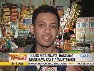 Ilang mga binata, handang manligaw kay Pia Wurtzbach