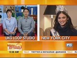 Ano ang na-miss na pagkaing Pinoy ni Miss Universe Pia Wurtzbach?