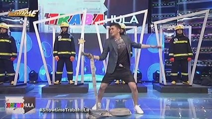 Sexy bumbero version nina Vhong, Jhong at Marlo