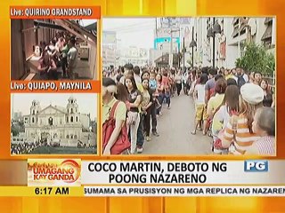 Coco Martin, debot ng Poong Nazareno