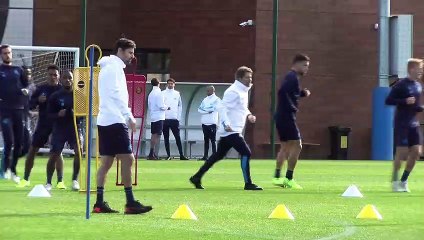 OM-OL : quelques images de l'entraînement du matin