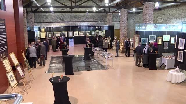 Geleneksel İslam Sanatları Sergisi Dolmabahçe Sanat Galerisi'nde açıldı