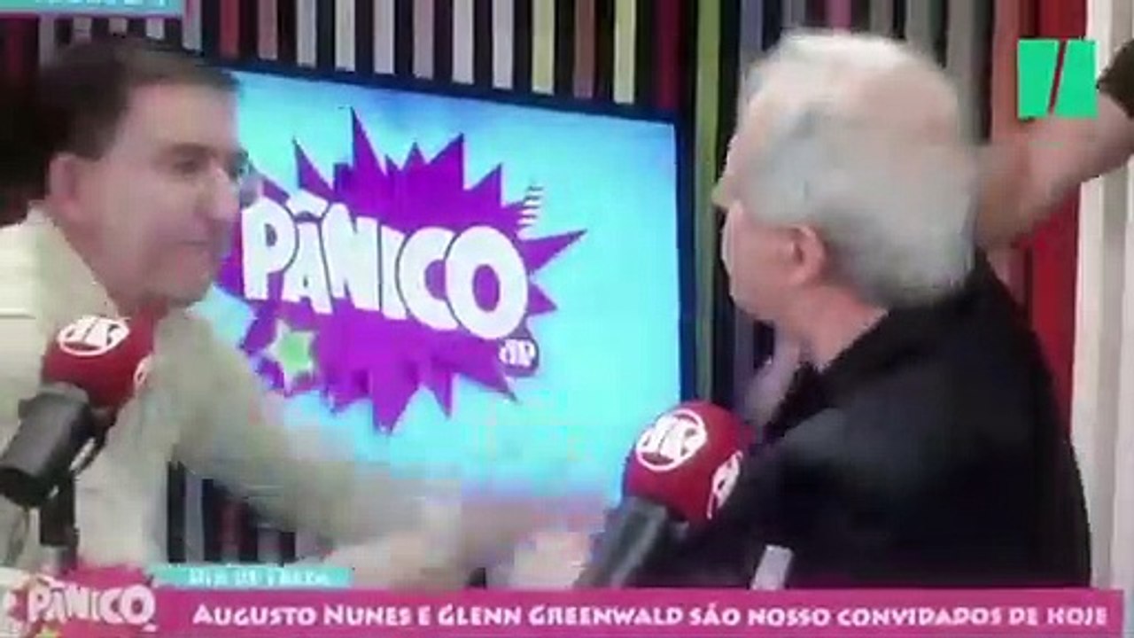 Le célèbre journaliste d'investigation américain Glenn Greenwald giflé lors d'une altercation avec un chroniqueur lors d'une émission de radio en direct